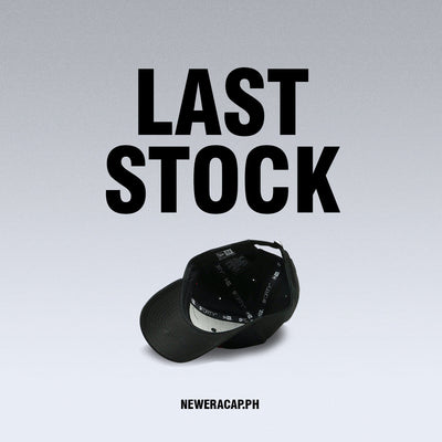 Image with the word 'Last Stock' with a cap and text 'neweracap.ph'