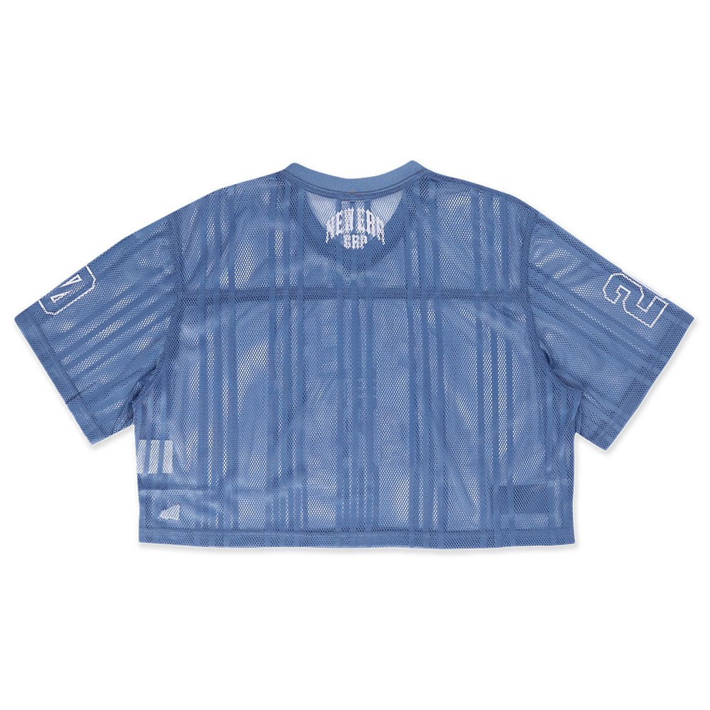 1920 Wordmark Street Archived Oceanside Blue Women Crop American Football Jersey