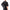 box logo black sling body bag back