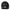 new era wordmark golf black 9forty velcro strap adjustable cap front view