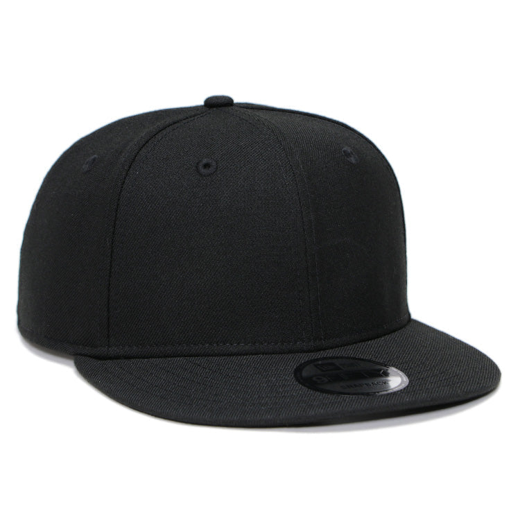 essential plains black 9fifty cap essential logo and print
