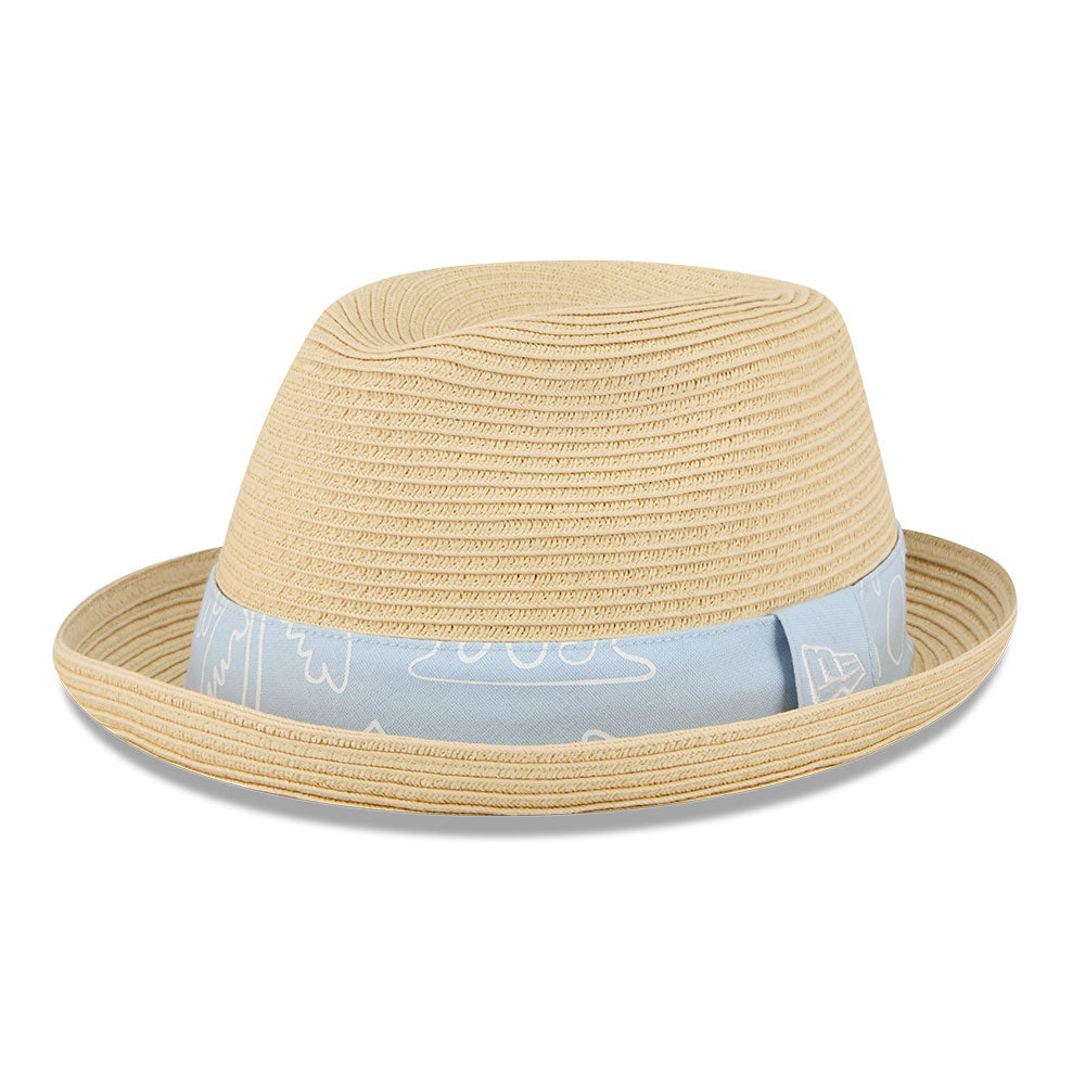 New Era Resort SS26 Brown Fedora Hat