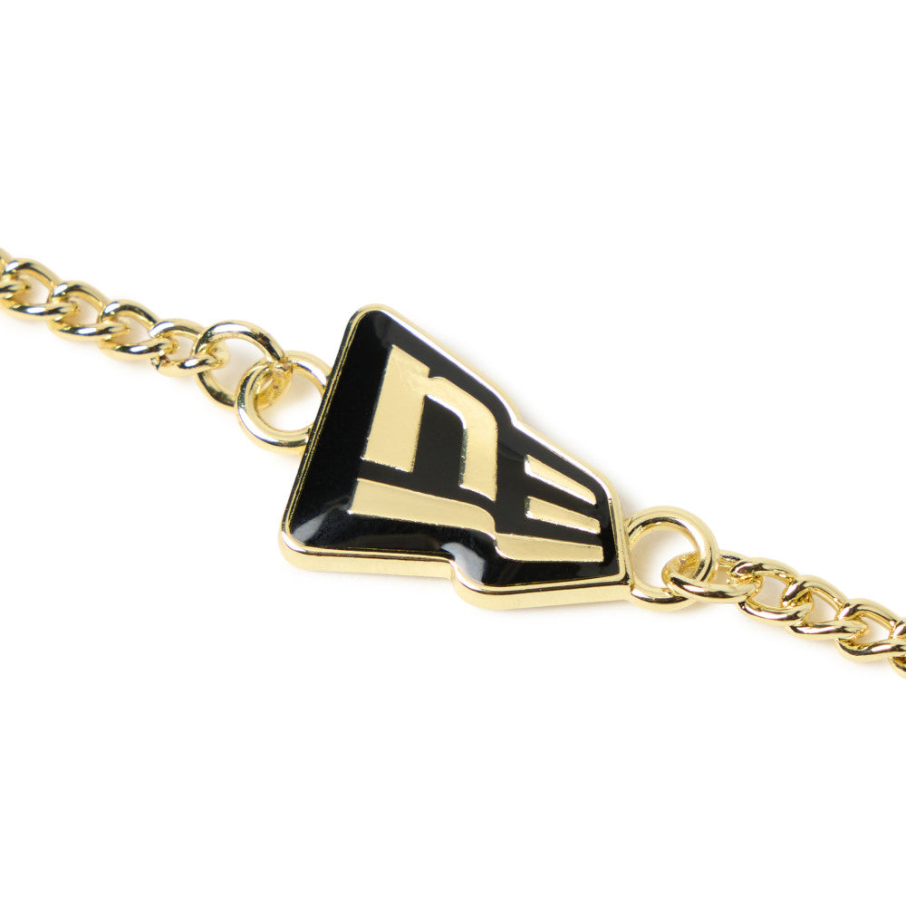 new era gold 5950 cap chain angle