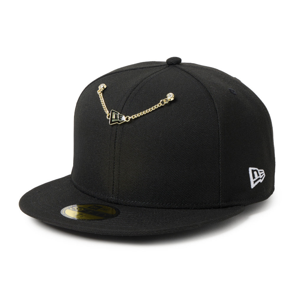 new era gold 5950 cap chain opposite