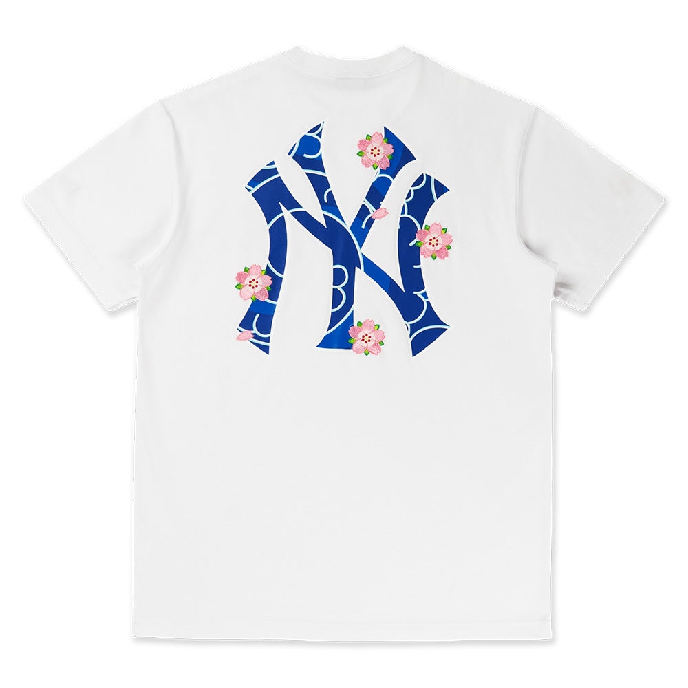 New York Yankees Sakura Pack SS26 White COOLERA Short Sleeve T-Shirt