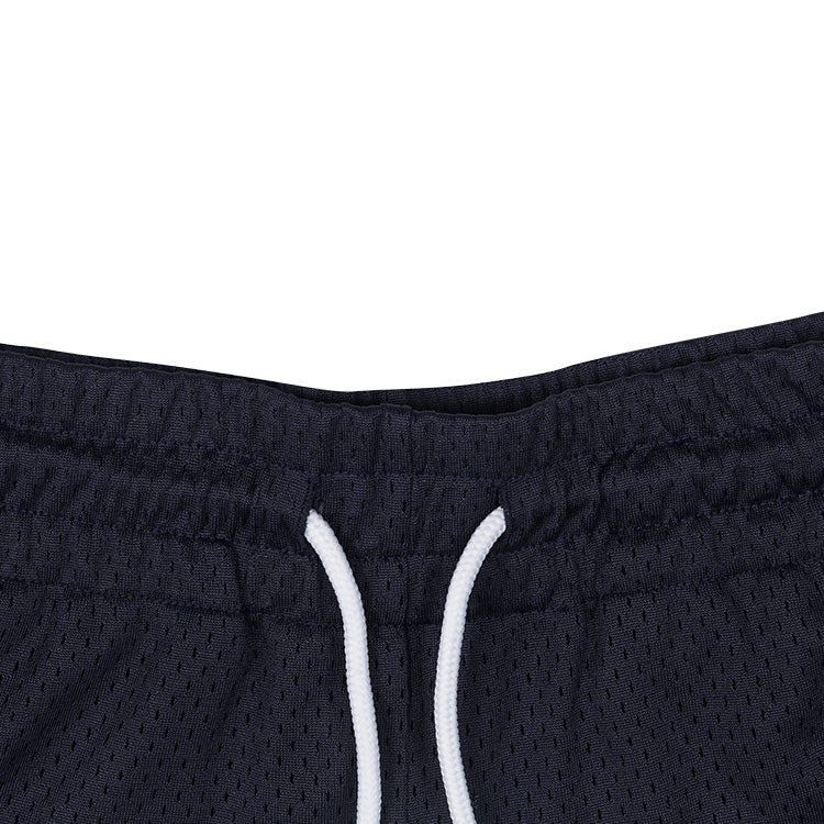 new york yankees mlb soccer navy mesh shorts 1 back