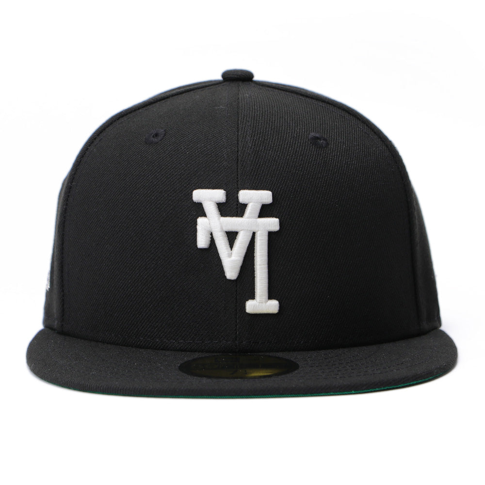 los angeles dodgers upside down black 59fifty fitted cap logo and print