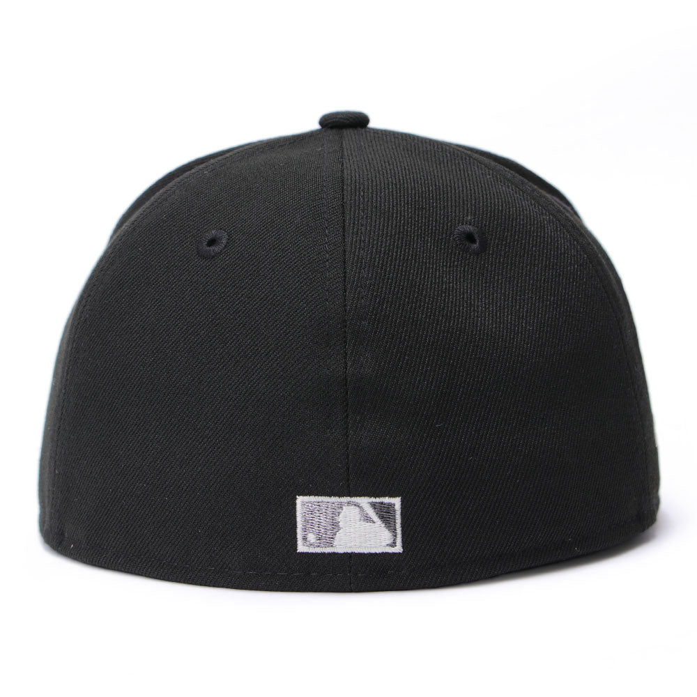los angeles dodgers upside down black 59fifty fitted cap detail and color