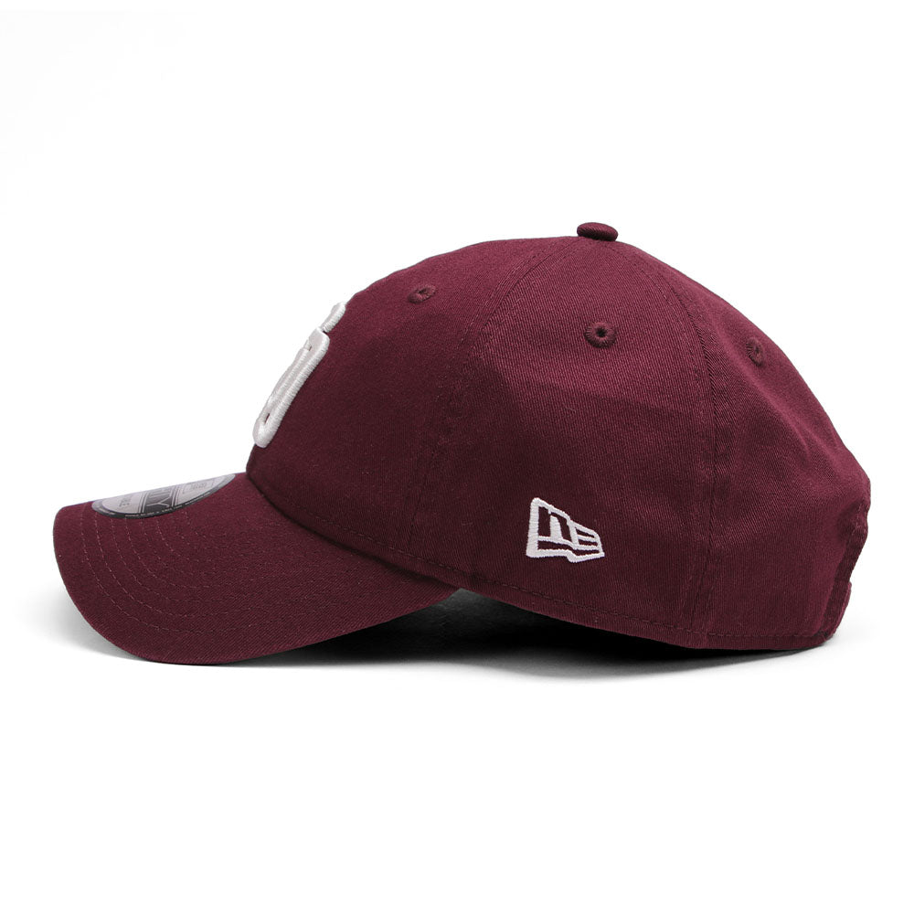 new era san diego padres maroon chainstitch 9forty unstructured adjustable cap side
