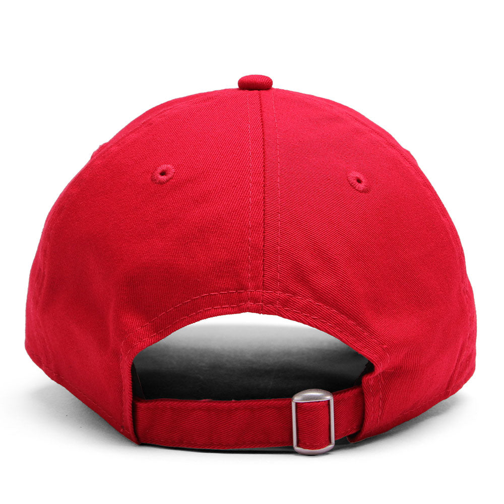new era los angeles dodgers scarlet red chainstitch 9forty unstructured adjustable cap angle