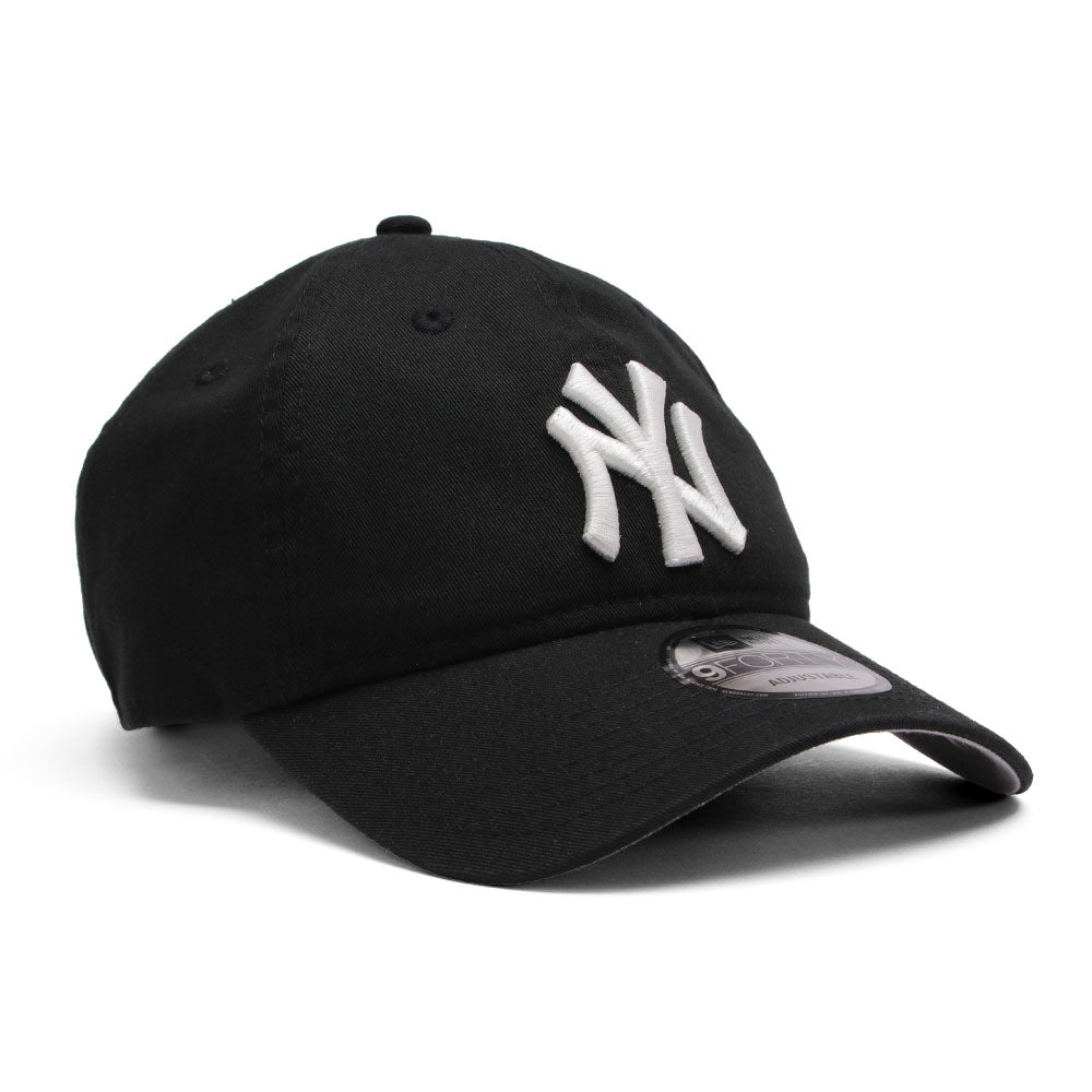new era new york yankees navy chainstitch 9forty unstructured adjustable cap logo and print