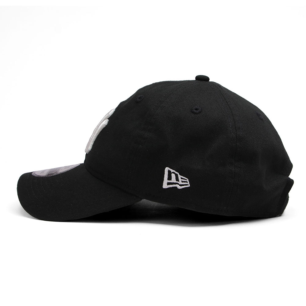 new era new york yankees navy chainstitch 9forty unstructured adjustable cap side