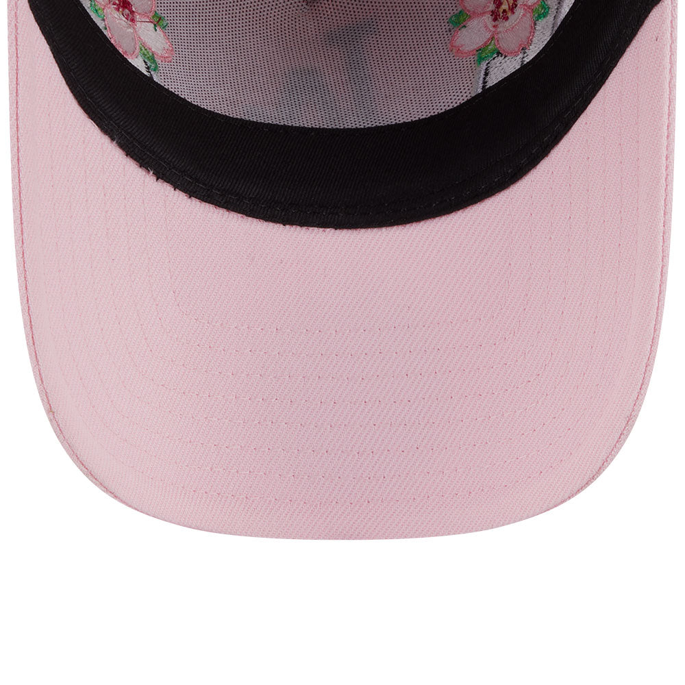 new era los angeles dodgers sakura pack ss26 pink 9forty a frame adjustable cap detail and color
