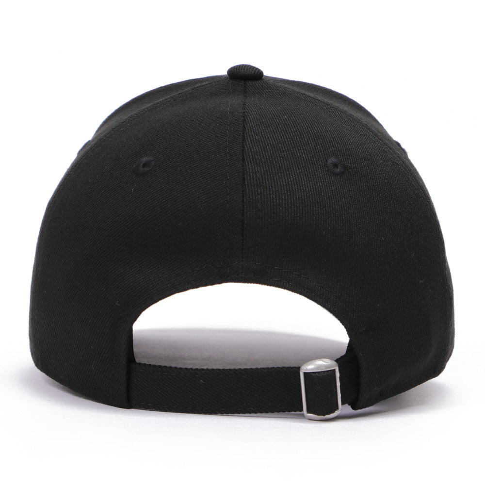 new era los angeles dodgers tonal logo black 9forty adjsutable cap angle