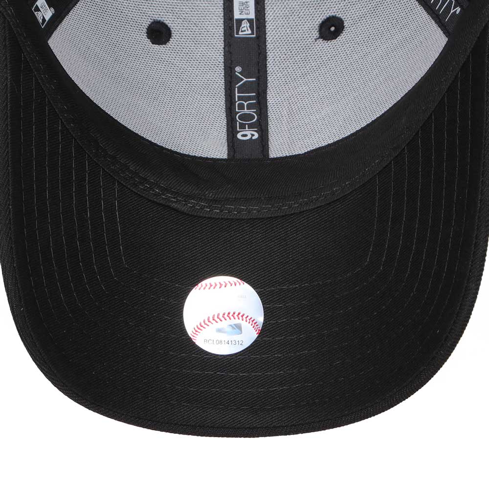 new era los angeles dodgers tonal logo black 9forty adjsutable cap detail and color