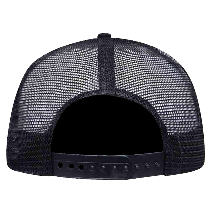los angeles dodgers mlb trucker mesh black 9forty d frame snapback cap essential back angle