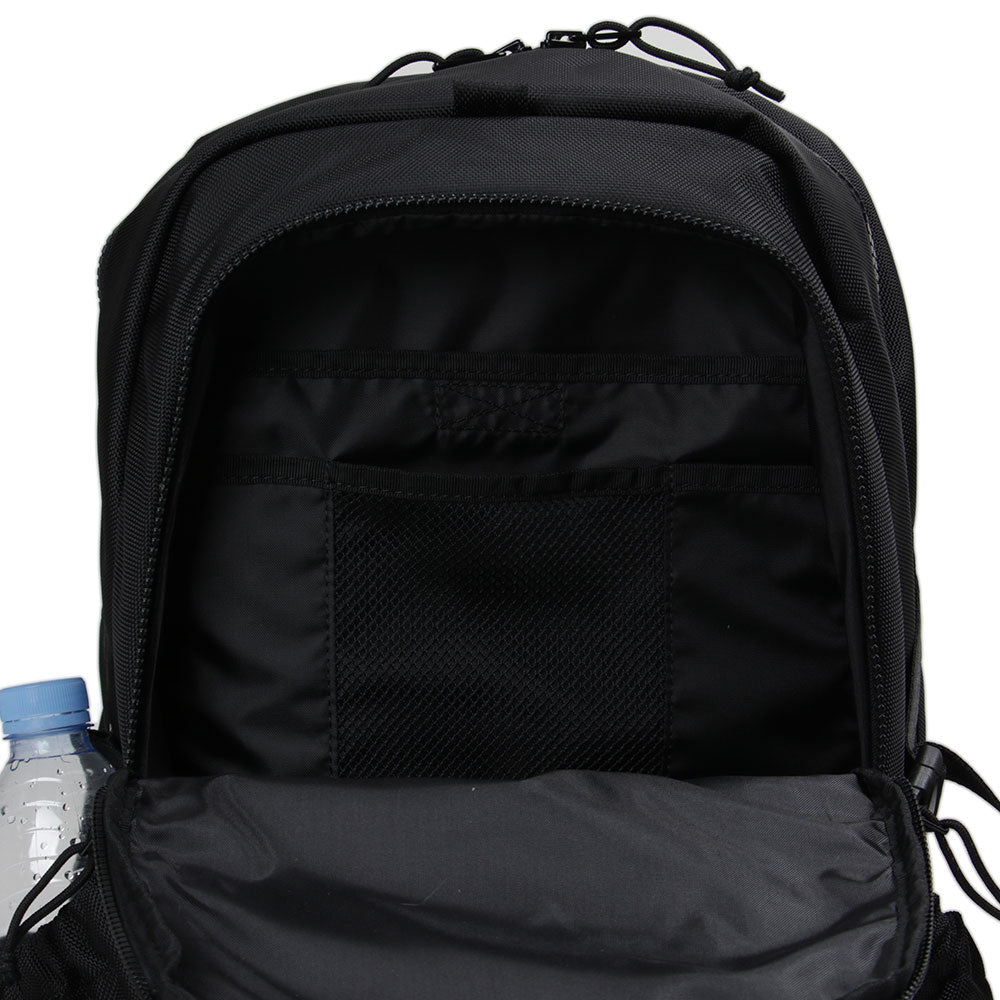 wordmark black 33l black urban backpack