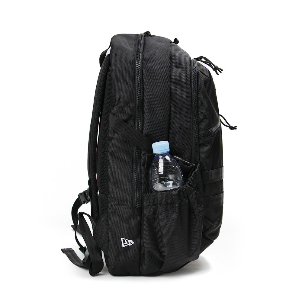 wordmark black 33l black urban backpack side