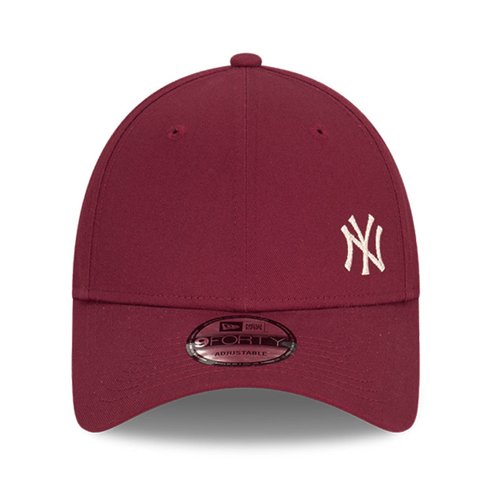 new york yankees flawless seasonal cardinal red 9forty snapback cap opposite