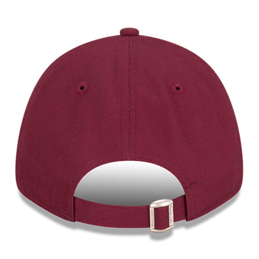 new york yankees flawless seasonal cardinal red 9forty snapback cap back angle
