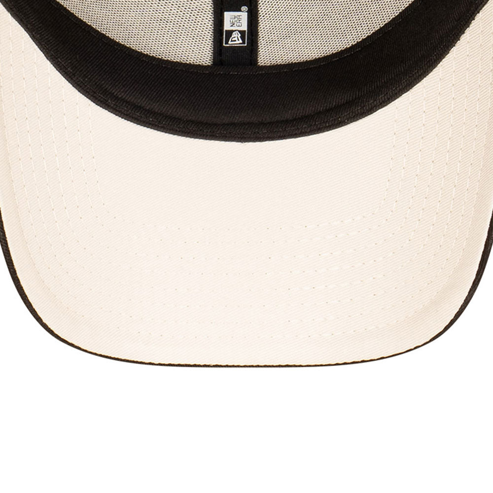 new york yankees flawless seasonal black 9forty snapback cap detail and color