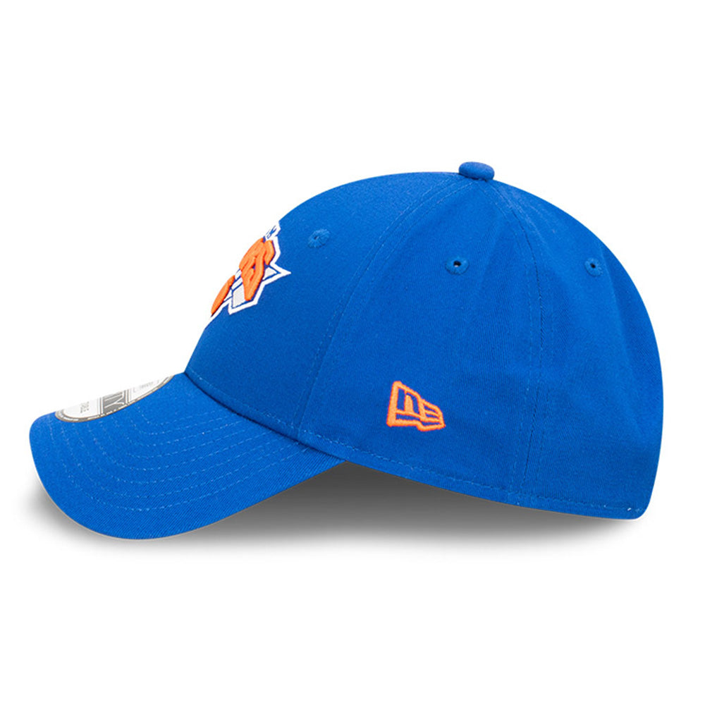 New York Knicks Q122 OTC Sideball Blue 9FORTY Snapback Cap
