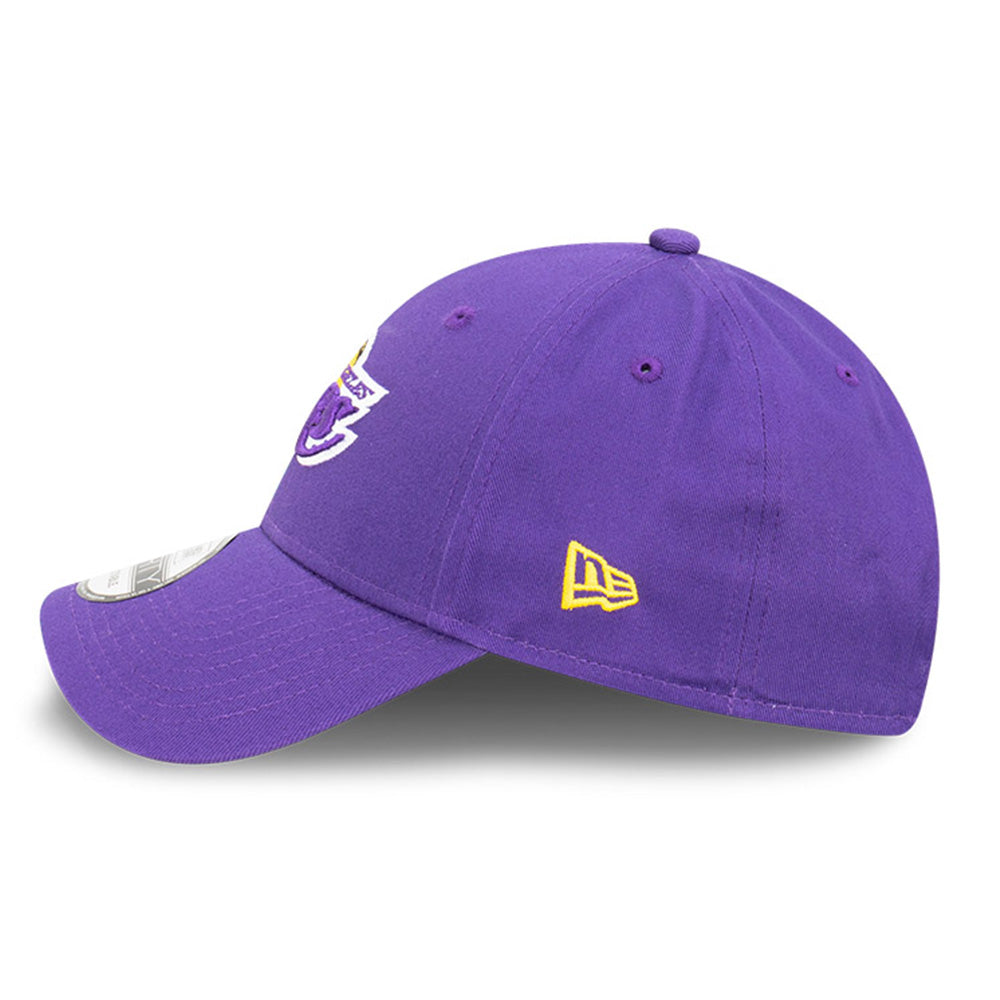 los angeles lakers sideball true purple 9forty snapback cap side