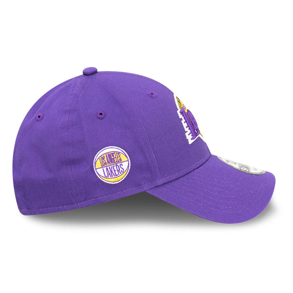 los angeles lakers sideball true purple 9forty snapback cap other side