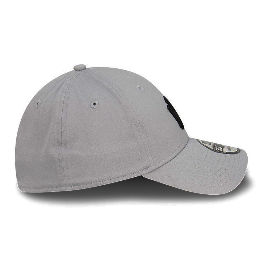 new era new york yankees storm q122 gray 39thirty stretch fitted cap opposite side or other angle view