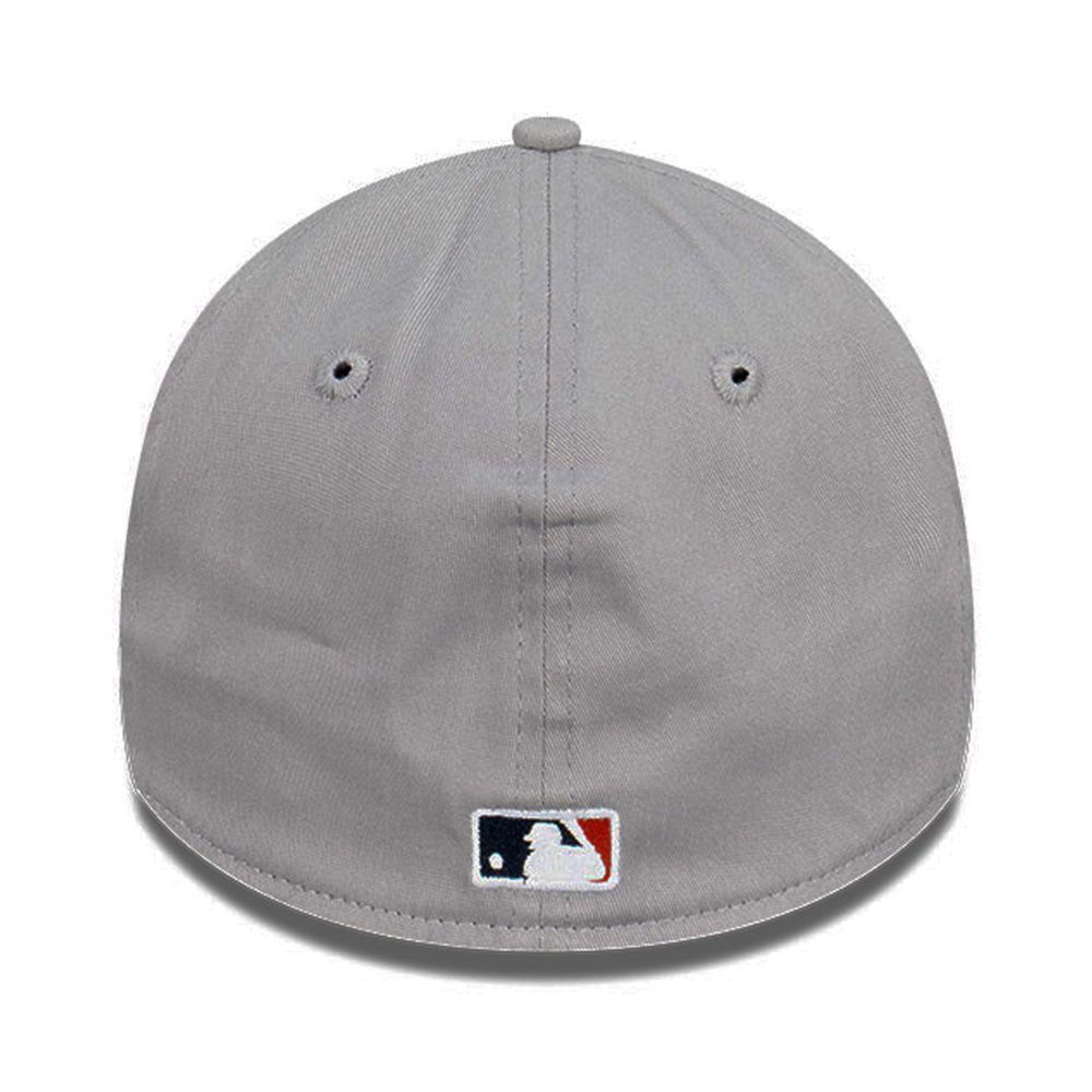 new era new york yankees storm q122 gray 39thirty stretch fitted cap detail and color
