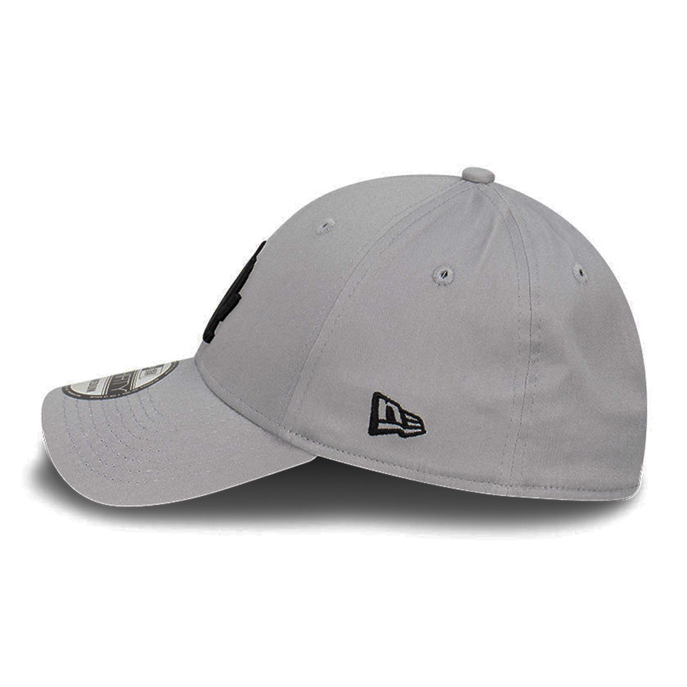 new era los angeles dodgers storm q122 gray 39thirty stretch fitted cap side