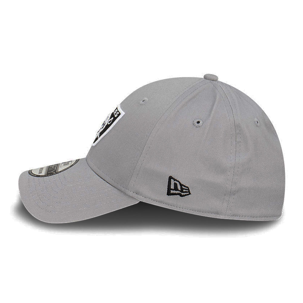 new era las vegas raiders storm q122 gray 39thirty stretch fitted cap side