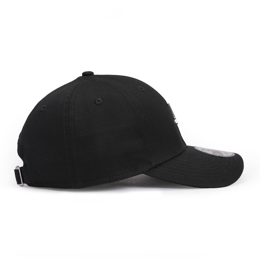 new era los angeles dodgers essential mini silver metal badge 9forty adjustable cap angle