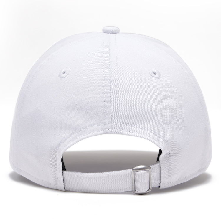 new york yankees mlb black on white 9forty adjustable cap logo and print