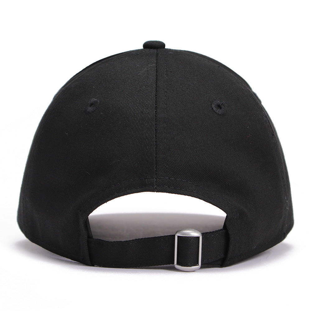 new era new york yankees essential black gold 9forty adjustable cap logo and print