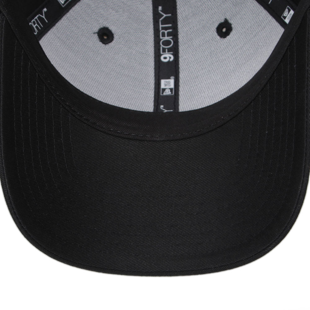 plain black 9forty adjustable cap detail and color