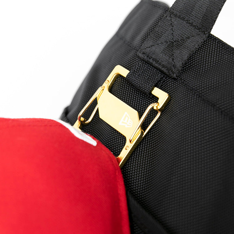 basic black gym tote bag