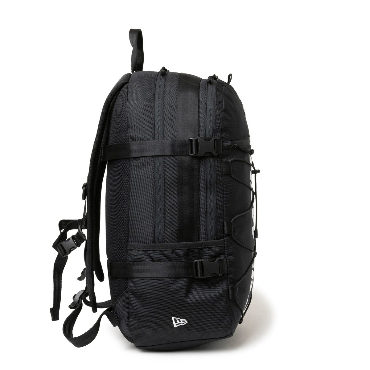 wordmark reflective black on black carrier pack backpack bag