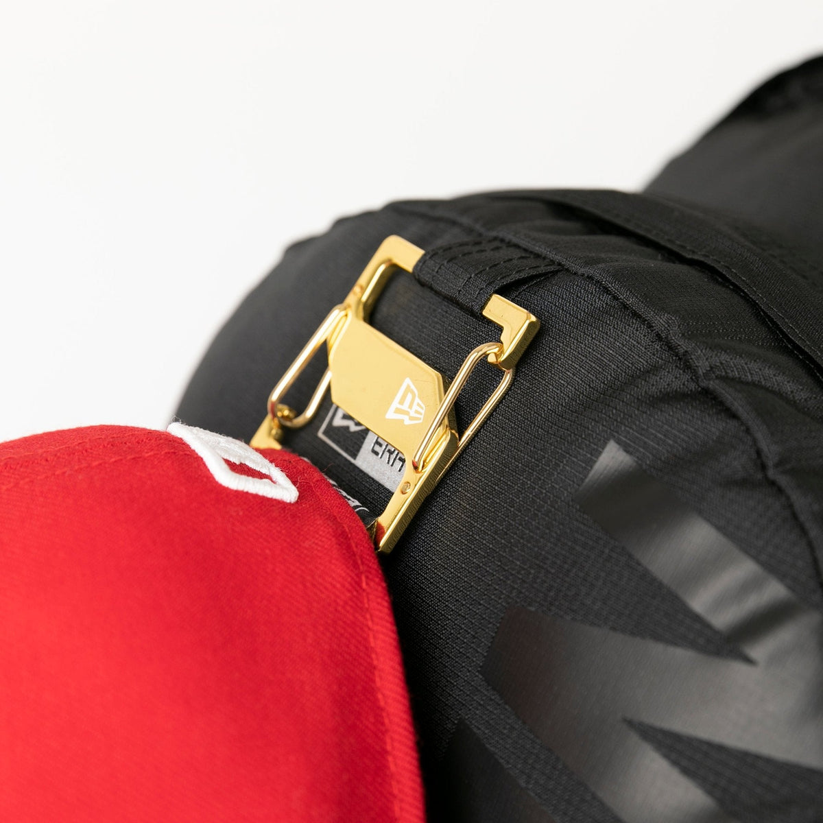 wordmark reflective black on black carrier pack backpack bag
