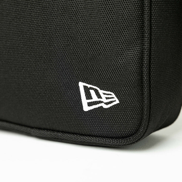 box logo shoulder pouch black bag