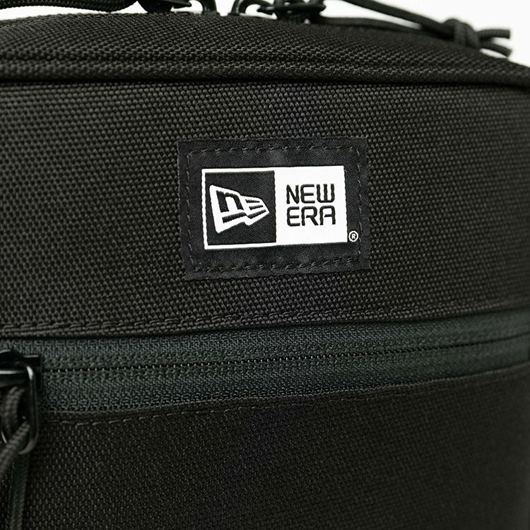 box logo shoulder pouch black bag