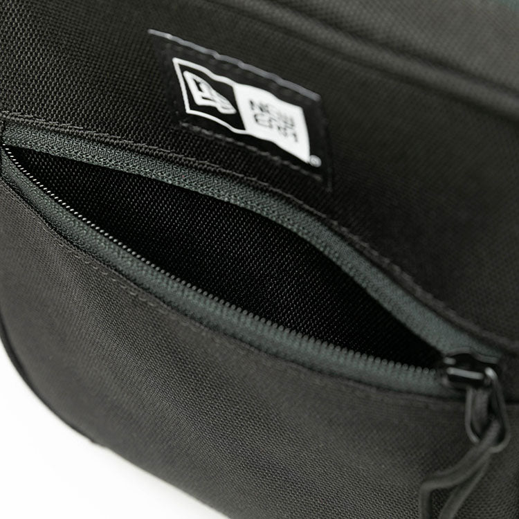 box logo shoulder pouch black bag