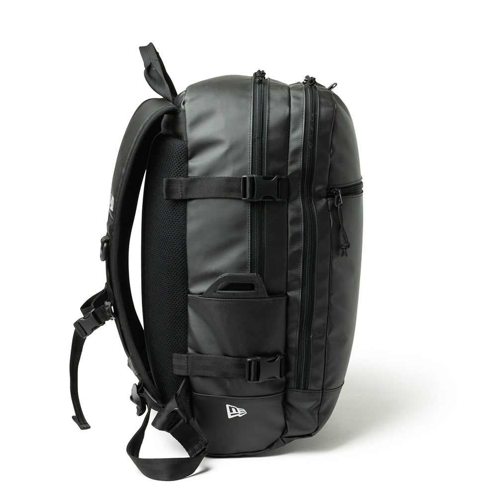 box logo black smart back pack with print