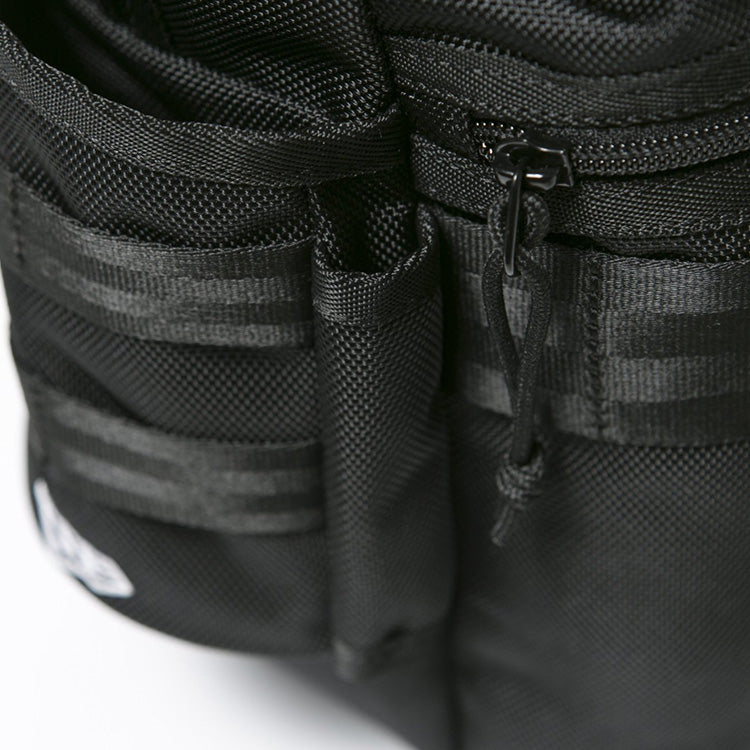 black 12l tpu mono strap sling bag