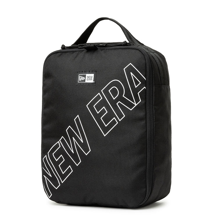 wordmark black shoe case bag back
