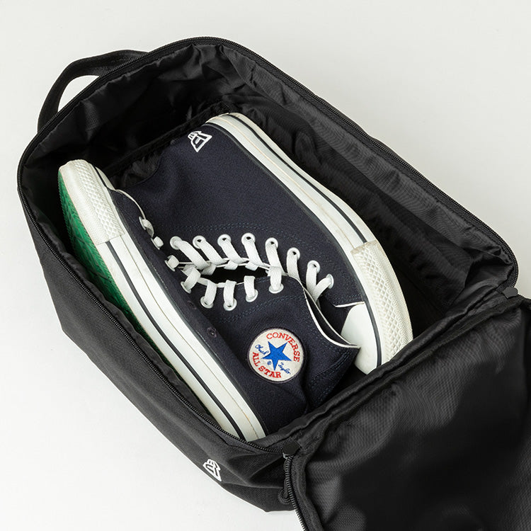 wordmark black shoe case bag