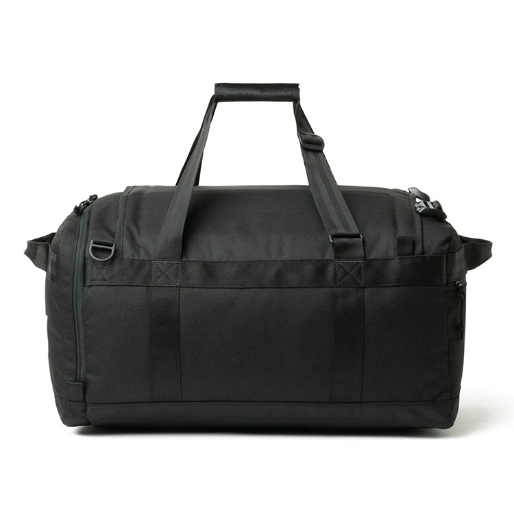 wordmark black white club duffle bag