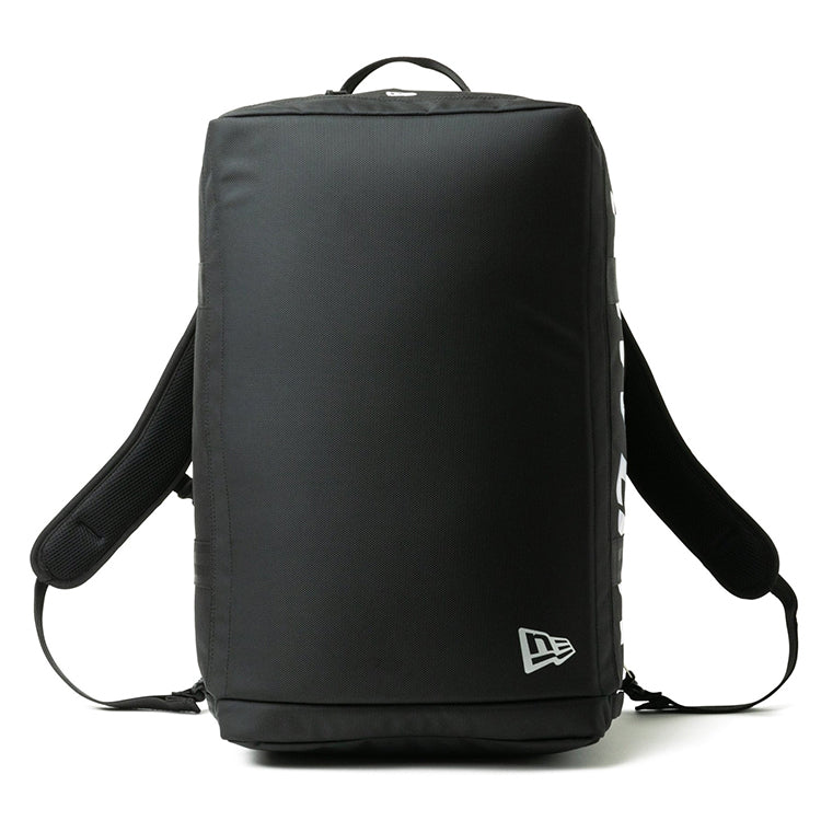 wordmark black white club duffle bag