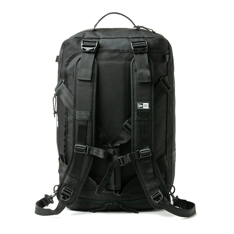 wordmark black white club duffle bag