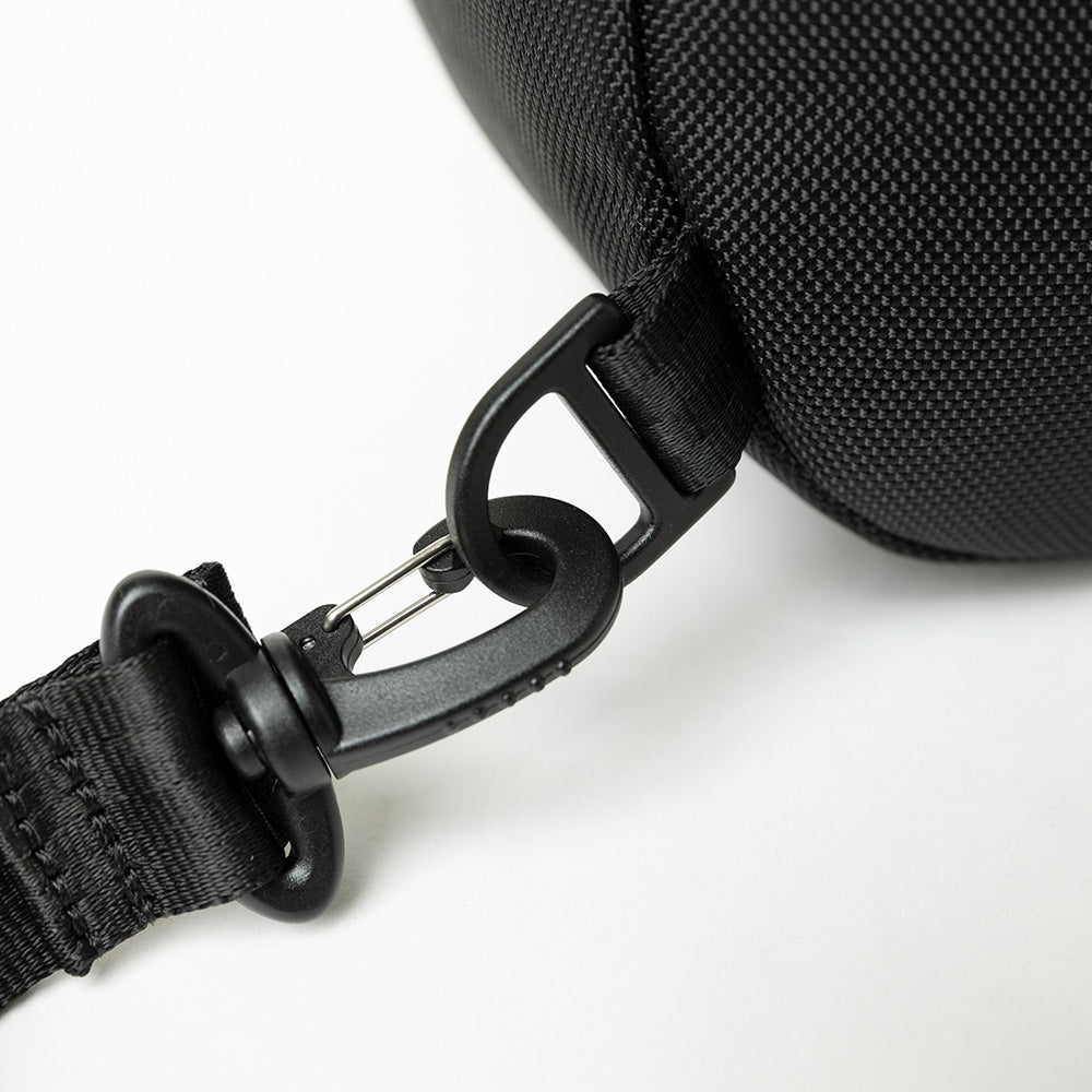 8l black sling body bag